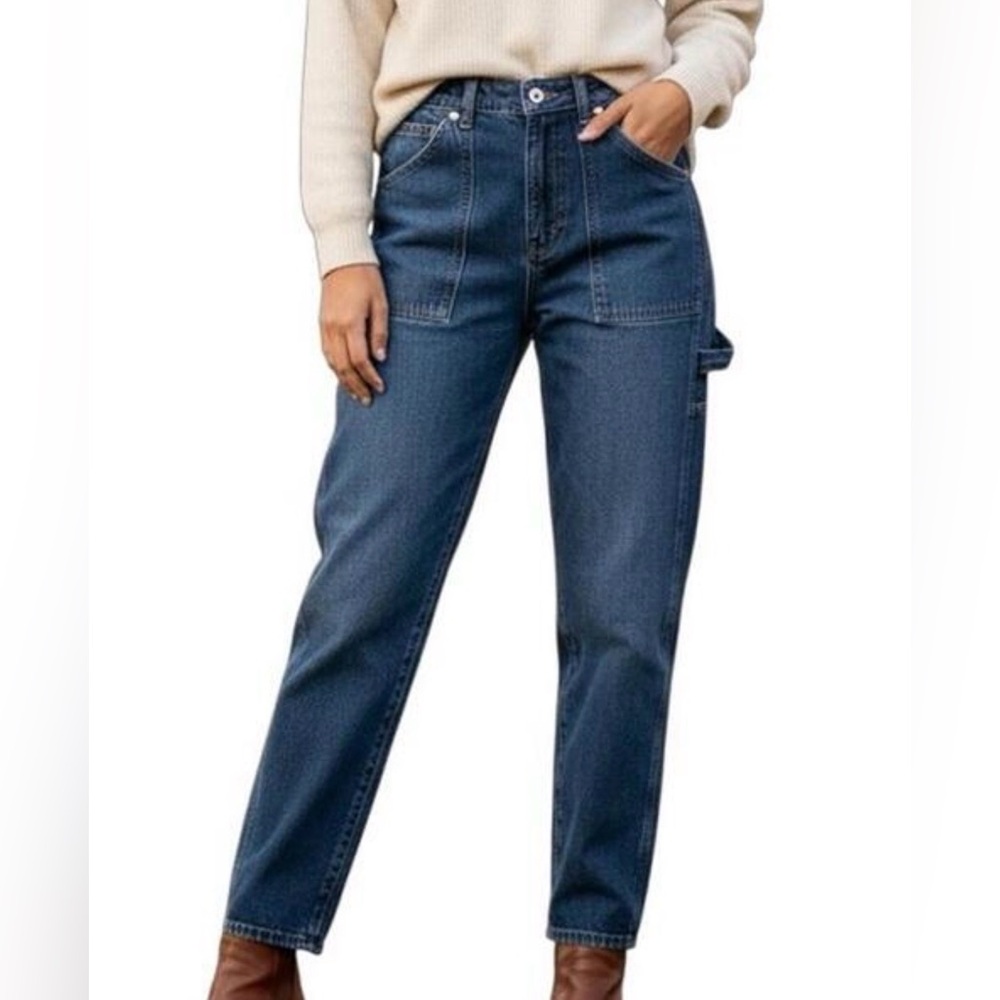 Monkey Ride Jeans - Carpenter Mom Jean style